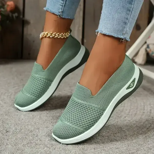 ?Last Day Promotion 70% OFF? – Women’s Breathable Knit Sneakers: Lightweight Comfort Every Step